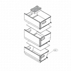 Schublade unten (Gefrierfachteil)