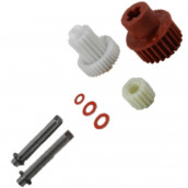 Ritzel mit Achsen und Unterlegscheiben