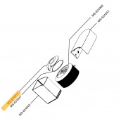 Verriegelungssteuerung Chrom (Kennzeichnung MS-624914) NESPRESSO VERTUO NEXT