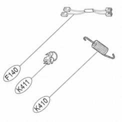 Halterung (Kennzeichen K411)