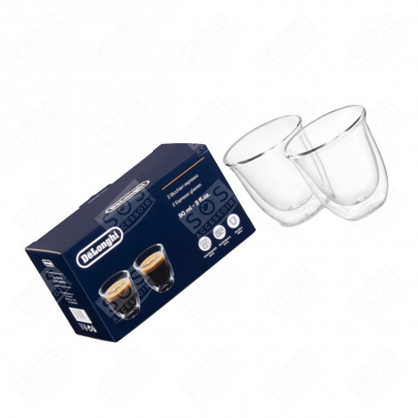 GLASTASSEN (SET VON 2) KAFFEEMASCHINE, ESPRESSOMASCHINE - 5513284151