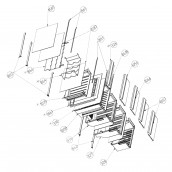 Oberer Behälter (Gefrierteil Kennzeichnung 336)