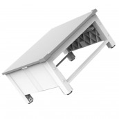 Technopolymer-Verlängerung und Holzplatte