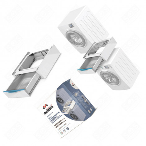 UNIVERSALES ÜBERLAGERUNGS-KIT MIT SCHIEBETÜR WASCHMASCHINE - 656112