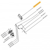 Elektronische Karte + Halterung (Kennzeichen Nr. SS-9100049166)