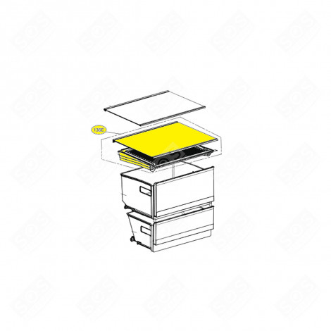 ABLAGE (MARKIERUNG 136E) KÜHLSCHRANK, GEFRIERSCHRANK - AHT74973834