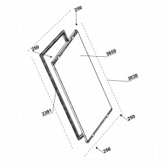 Türdichtung (Kennzeichen 2391)