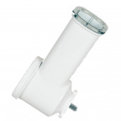 Schneckengehäuse + Druckknopf weiß