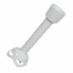 Mixerfuß weiß 2 Klingen