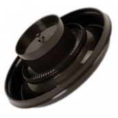 Schwarzes Plastikgitter