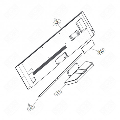 FUSSVERBINDER (BEZUG NR. 910) FERNSEHER & TV - ABA76969085