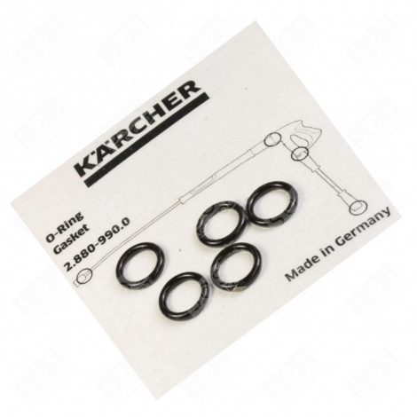 5 O-RINGE DAMPFREINIGER, HOCHDRUCKREINIGER - 2.880-990.0, 2.880-296.0
