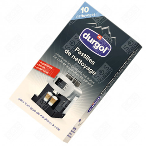 PASTILLES DE NETTOYAGE (PACK DE 10 ) DURGOL KAFFEE- UND ESPRESSOMASCHINE - DU448