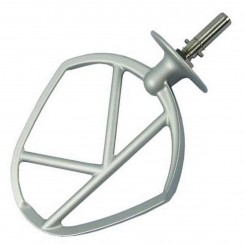 K-Rührhaken aus Aluminium mit Sprengring für Küchenmaschinen Major und Cooking Chef
