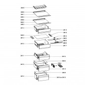 Frontblende Gemüsebehälter (Bezug 2417)