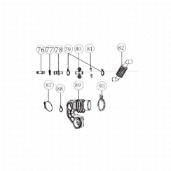 Schlauch für Waschmittelschublade Markierung 89