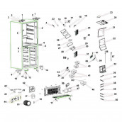 Lüfterhalterung (Kennzeichnung 52)