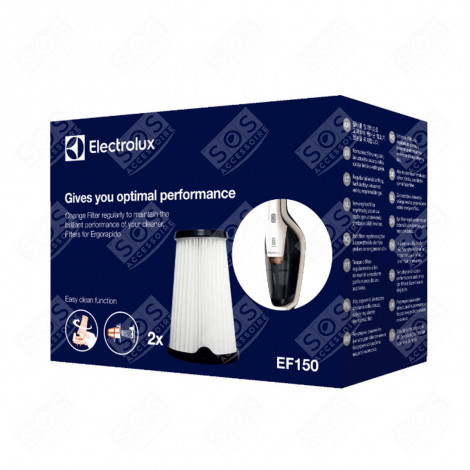 PACKUNG MIT 2 EF150-FILTERN STAUBSAUGER - 9001683748
