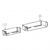 Türfach Flaschenhalterung mitte