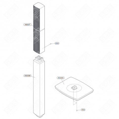 KOMPLETTE BOX (KENNZEICHNUNG A800T) HEIMKINO, DVD & BLURAY-PLAYER - ACQ86581601