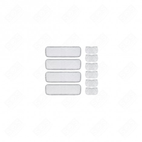 ORIGINAL-SET AUS VIER WISCHMOPS UND SECHS MICROFASER-TÜCHERN DAMPFREINIGER, HOCHDRUCKREINIGER - PAEU0217