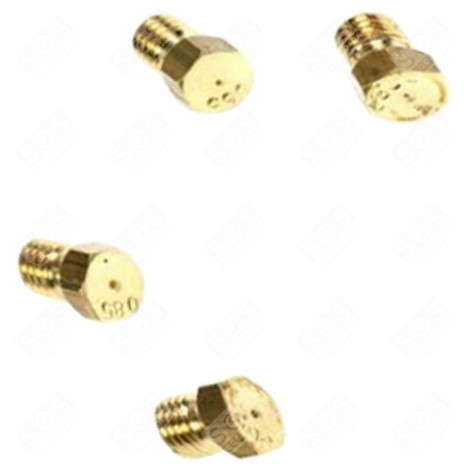 DÜSENSET FÜR BUTANGAS KOCHPLATTEN, HERDPLATTEN, KOCHFELD - AS0034741