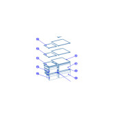 Unteres Gemüsefach Markierung 98