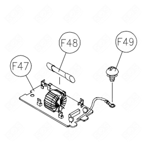 FUSIBLE MO DIODE HVR1X  MIKROWELLE, MIKROWELLENHERD - 36319