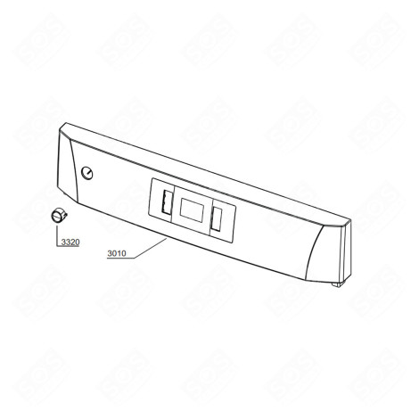 BEDIENFELD (REFERENZ 3010) GESCHIRRSPÜLER, SPÜLMASCHINE - 1750770128