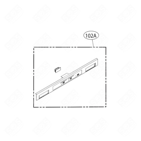 ANZEIGEBAND KÜHLSCHRANK, GEFRIERSCHRANK - ACQ90401802, ACQ90401889