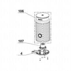 Aeroccino-Standfuß (Markierung 4)