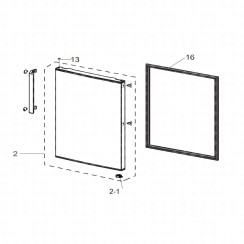 Türdichtung (Gefrierschrank-Teil) Original original