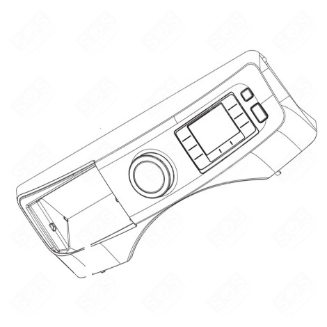 KOMPLETTES BEDIENFELD ORIGINAL WASCHMASCHINE - DC97-19654F