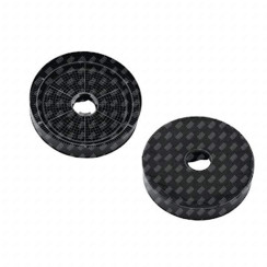 Satz mit 2 Langzeit-Kohlefiltern 165X33 mm