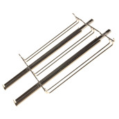 Halterung mit rechten Schienen