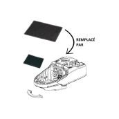 Schaumfilter und Gehäuse