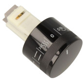 Knopf, schwarzer Hebel