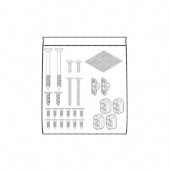 Halterung für unteres Panel