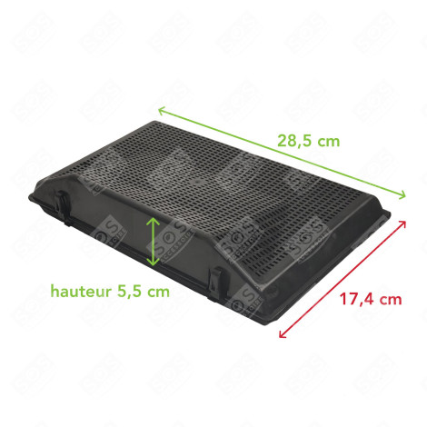 SATZ VON 2 KOHLEFILTERN TYP 37 ORIGINAL