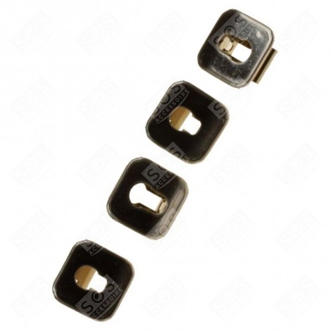 4ER SET BUCHSEN FÜR EINHÄNGEGITTER, ORIGINAL BACKOFEN, KÜCHENHERD - 00631174