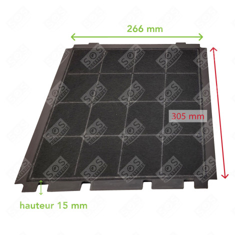 KOHLEFILTER 305X266X155 MM DUNSTABZUGSHAUBE - AFFCA267, AFCFCA267B