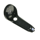 Flansch mit Schloss und grauer und blauer Dichtung