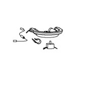 Widerstand mit Sicherung und Thermostat