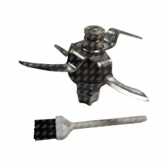 Messer mit anpassbarem TM6-Dichtungsring (Metallbasis) 79x115 mm