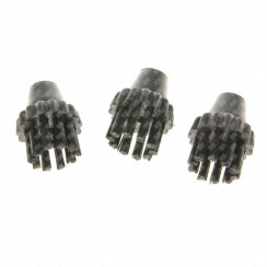 Set von 3 kleinen schwarzen Bürsten