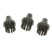 Set von 3 kleinen schwarzen Bürsten