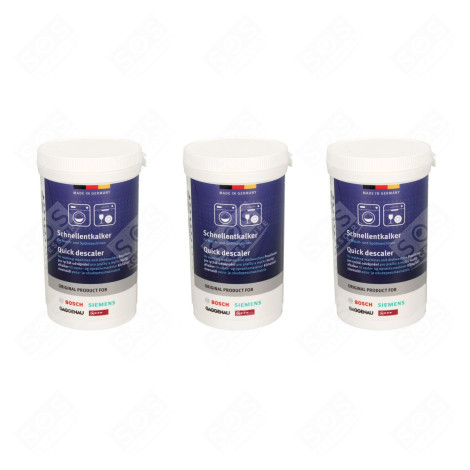 SET VON 3 ENTKALKERN 250G WASCHMASCHINE - 00311919, 00312340