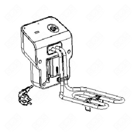 GEHÄUSE MIT WIDERSTAND FRITTEUSE - SS-995875, SS995875