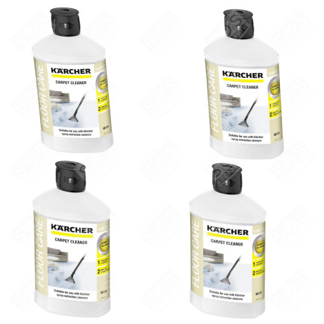 SATZ VON 4 TEPPICH- UND TEPPICHREINIGERN 1L RM 519 FLÜSSIG DAMPFREINIGER, HOCHDRUCKREINIGER - 6.295-771.0, 62957710