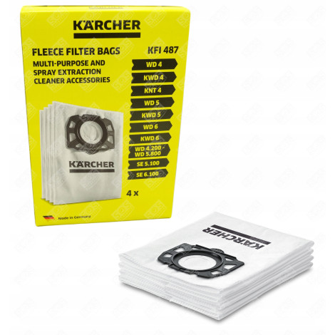 BOX MIT 4 ORIGINAL-STOFFBEUTELN STAUBSAUGER - 28630060, 2.863-006.0